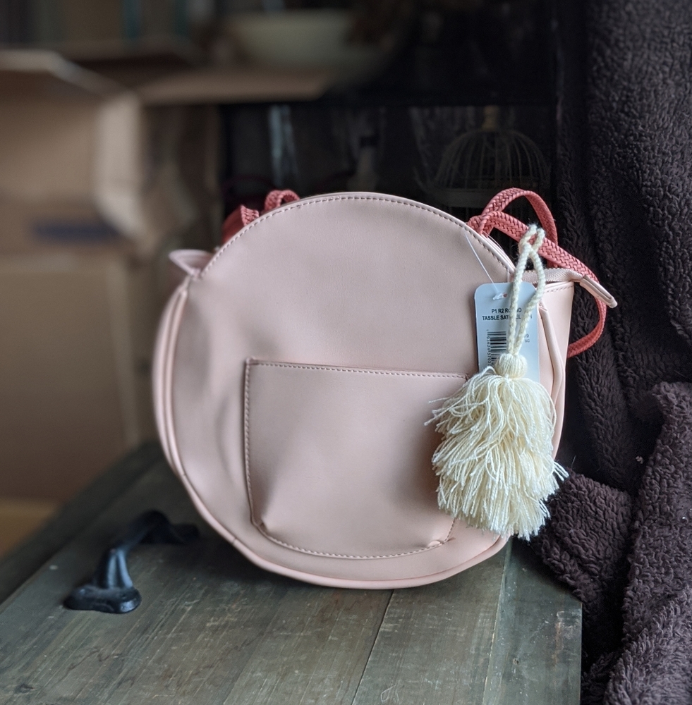 Blush Pink Round Purse - Picture 7 of 8